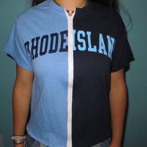 University of Rhode Island zippered tee NWOT